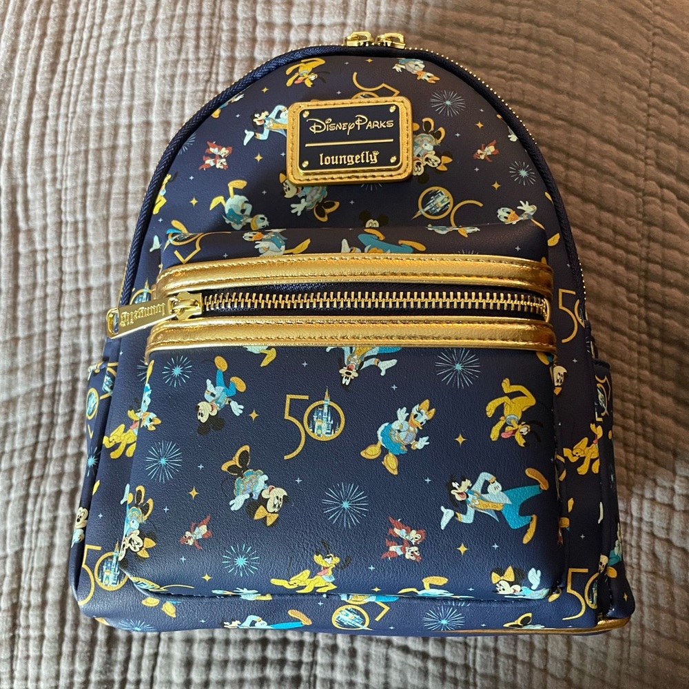 NWT Disney Loungefly backpack 50th Anniversary edition